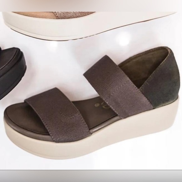 Super cute platform wedge sandals/shoes, Nicole Imogen in Mint - Picture 12 of 13